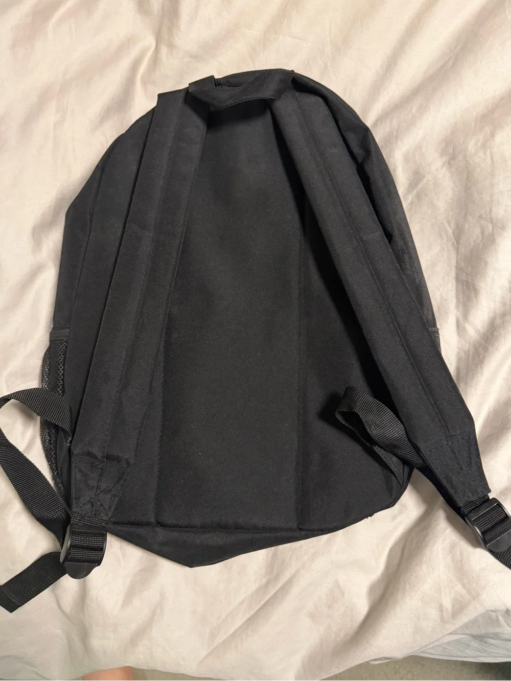 Disney Black Backpack with Yellow & Orange Powerline Graphic